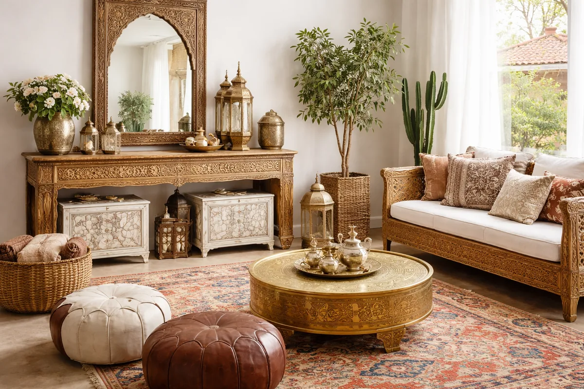 Comment valoriser l'artisanat marocain avec des meubles orientaux ?