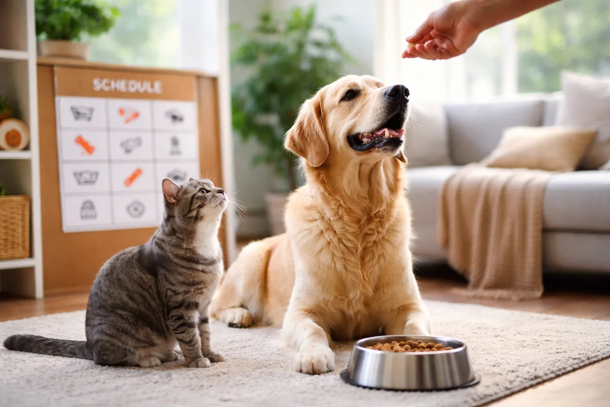 L'importance de la routine dans l'éducation des animaux domestiques