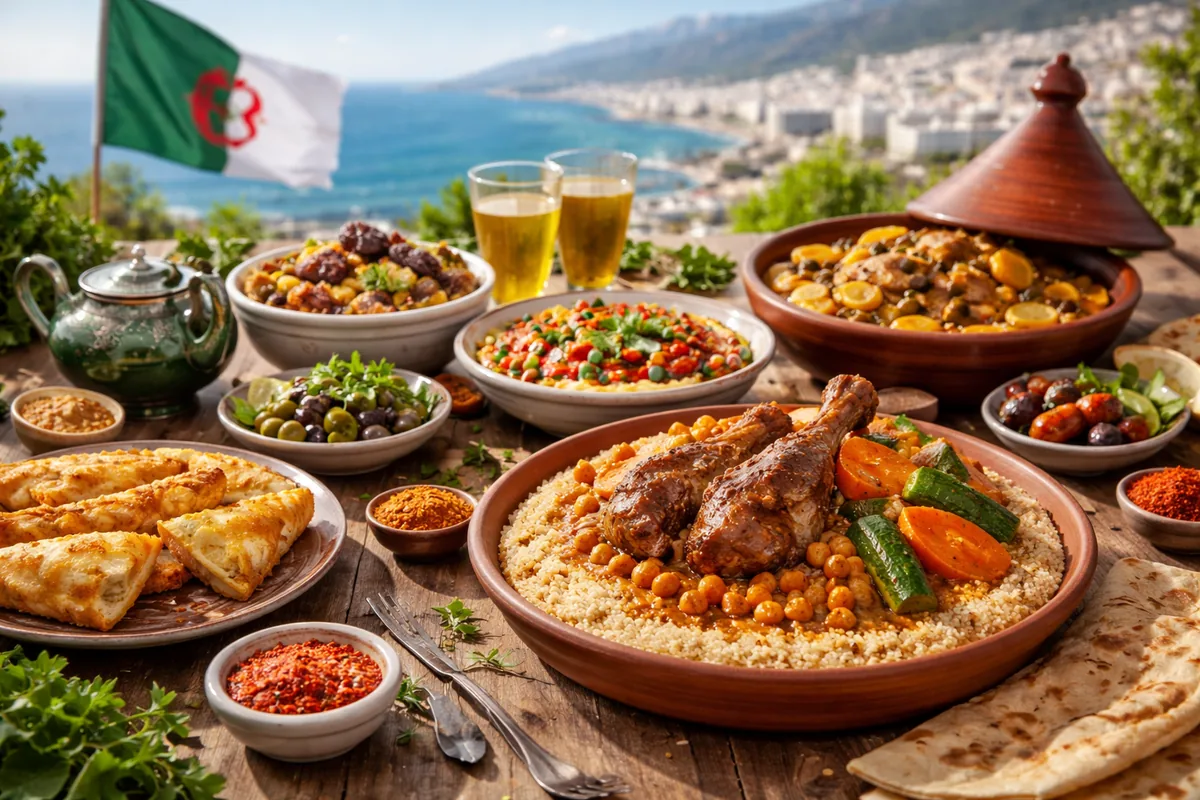 Quelle est l'importance de la cuisine algérienne lors d'un voyage en Algérie ?