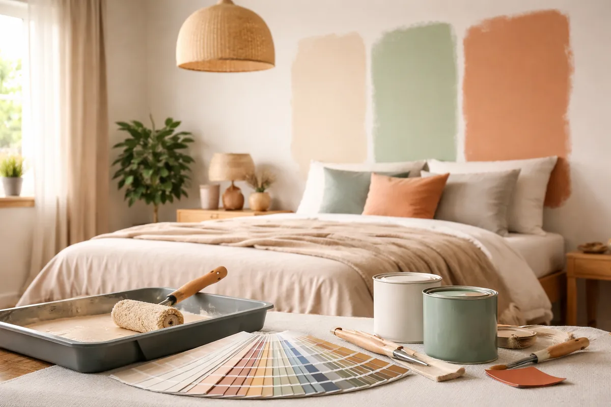 Comment choisir les bonnes teintes pour peindre les murs d'une chambre