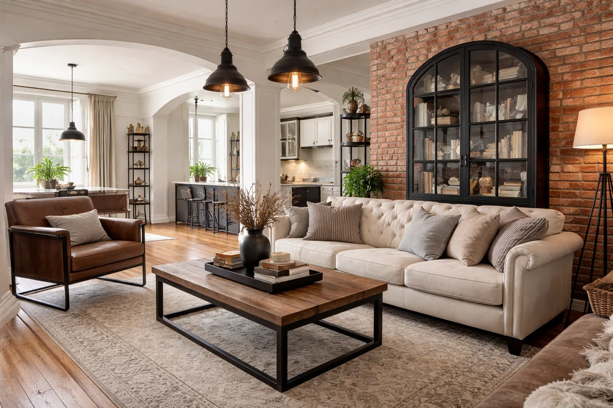 Comment intégrer des éléments de déco industrielle dans une maison classique